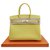 Birkin Hermès Bolsas Amarelo Couro  ref.207620