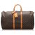 Louis Vuitton Brown-Monogramm Keepall Bandouliere 55 Braun Leder Leinwand  ref.207888