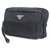 Prada Black Tessuto Clutch Bag Negro Nylon Paño  ref.207941