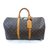 Louis Vuitton keepall 50 Monogram Brown Leather  ref.208107