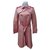 Marc Jacobs Coats, Outerwear Pink Golden Metal Nylon Rayon  ref.208155
