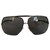 Yves Saint Laurent Silver metail aviator sunglasses Silver hardware Metal  ref.208187
