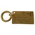 Yves Saint Laurent Gold Y-Mail metail key holder Gold hardware Metal  ref.208192