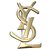 Yves Saint Laurent Alfinetes e broches Dourado Metal  ref.208290