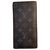 Louis Vuitton Brazza wallet Grey Leather  ref.208331