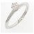 Autre Marque Tiffany Silver Diamond Ring Silvery Metal Platinum  ref.208549