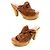 Miu Miu Brown Leather Clogs Size 37,5 - view 4