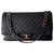 Timeless Chanel XXL travel classic flap bag Black Leather  ref.208801