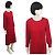 Constance Vintage Hermes Hermès Pure Silk Midi Kleid Größe 38 - 40 US Rot - Ansicht 5