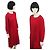 Constance Vintage Hermes Hermès Pure Silk Midi Kleid Größe 38 - 40 US Rot - Ansicht 6