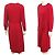 Constance Vintage Hermes Hermès Pure Silk Midi Kleid Größe 38 - 40 US Rot - Ansicht 8