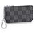 Louis Vuitton LV pochette cles new Grey Leather  ref.209125