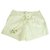Diane von Furstenberg DVF Off White Ecru Summer Shorts Pantaloni Dimensione pantaloni 6 Bianco Biancheria  ref.209253