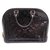 Alma Louis Vuitton Handbags Dark red Patent leather  ref.209359
