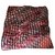 Christian Dior sciarpe Rosso Seta  ref.209481