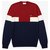 Lacoste Sweaters Red Navy blue Wool  ref.209492