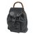 Gucci Bamboo Womens ruck sack Daypack 003 1705 0030 black Leather  ref.209771