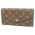 Louis Vuitton portofeuilles Sarah Carteira longa para mulheres M60531 Lona  ref.209796