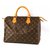 Louis Vuitton Speedy 30 Womens Boston bag M41108 Brown Cloth  ref.209821
