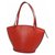 Louis Vuitton St.. Jaques Shopping Damen Einkaufstasche M.52267 kastilisches Rot Leder  ref.209864