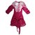 Antik Batik Dresses Pink Eggshell Silk  ref.209887