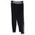 Chanel Pants, leggings Black White Cotton  ref.209992