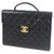 CHANEL maletín Business bolso mujer negro x dorado hardware Gold hardware  ref.210032