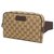 Gucci body bag Womens Waist bag 449174 beige x brown Leather  ref.210087