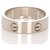 Cartier Silver 18K White Gold Love Ring Silvery Metal  ref.210248