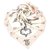 Hermès Foulard en soie Hermes Rose Les Cles Tissu Multicolore  ref.210256