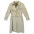 womens Burberry vintage t trench coat 40 Beige Cotton Polyester  ref.210423