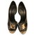 Givenchy Sandálias de dedo aberto Bronze Couro  ref.210474