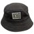 Chanel Sombreros Negro Gris Algodón  ref.210475