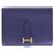Hermès Hermes wallet Blue Leather  ref.210533