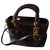 Christian Dior Handbags Chocolate Leather  ref.210560