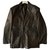 Yves Saint Laurent Blazer vintage en cuir d'agneau noir  ref.210568
