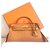 Hermès hermes kelly 32 in oro struzzo Marrone chiaro - vista 10
