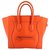 Céline Luggage Cuir Orange  ref.210609