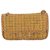 Chanel handbag Yellow Tweed  ref.210826