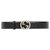 Gucci Signature leather belt with GG buckle Black Leatherette  ref.210836