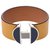Bracelet Hermès Cuir Jaune  ref.210855