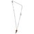 Dior Halsketten Silber Pink Metall  ref.210884