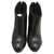Chanel Botas de tornozelo Preto Couro  ref.210943