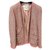 Chanel Vestes Tweed Rose Vert  ref.211245