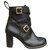 Chloé p buckle boots 38,5 Black Leather  ref.211255