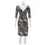 Diane Von Furstenberg DvF Tarelle silk dress Black White  ref.211285