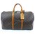 Louis Vuitton keepall 50 Monogram Brown Leather  ref.211317