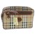 Burberry clutch bag Beige Cloth  ref.211368