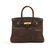 Hermès BIRKIN 30 BROWN MAT POROSUS CROCODILE GOLD HDW Cuirs exotiques Marron Bijouterie dorée  ref.211636