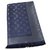 Scialle Louis Vuitton Shine in Blau Geld Polyester Wolle Viskose  ref.211649